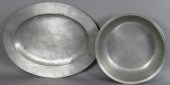 2 ENGLISH PEWTER ITEMSca. earl