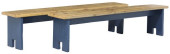 (2) ENGLISH PINE TRESTLE BENCH