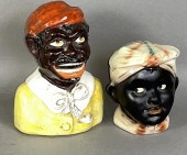 2 ENGLISH PORCELAIN FIGURAL BA