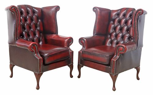 (2) ENGLISH QUEEN ANNE STYLE