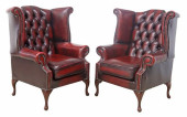 (2) ENGLISH QUEEN ANNE STYLE O