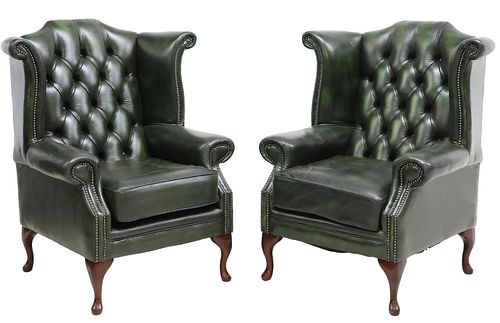 (2) ENGLISH QUEEN ANNE STYLE