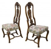 (2) ENGLISH SIDE CHAIRS ON HOO