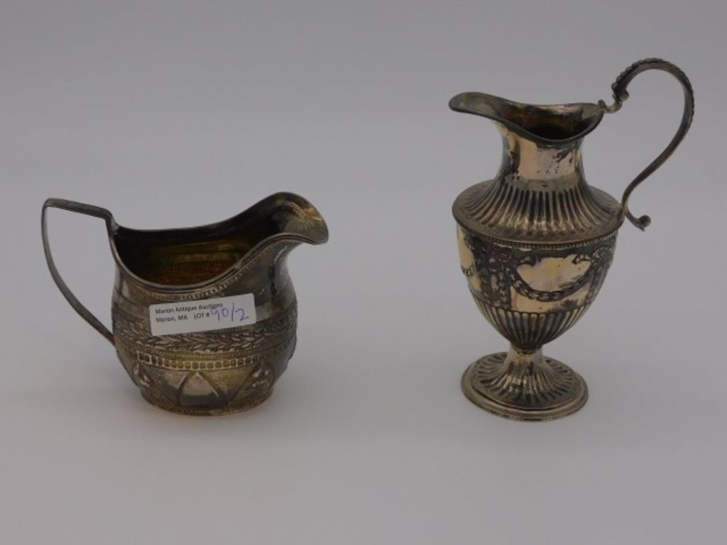 (2) ENGLISH SILVER HANDLED