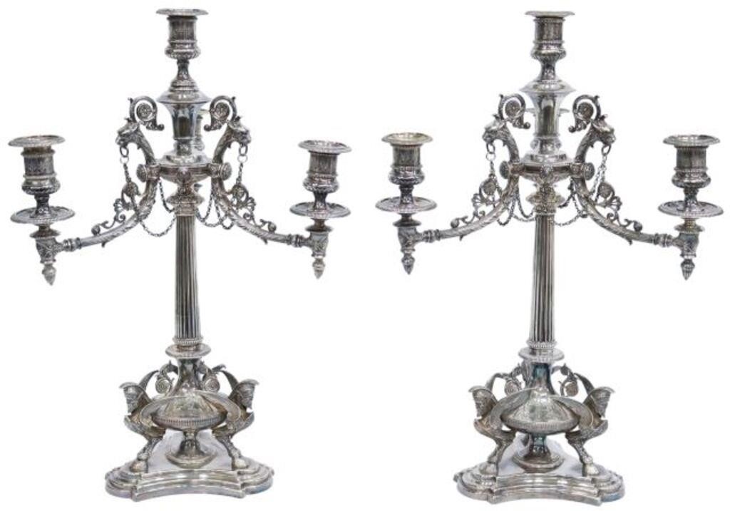 (2) ENGLISH SILVERPLATE