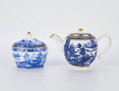 2 ENGLISH SOFT PASTE PORCELAIN