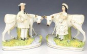 (2) ENGLISH STAFFORDSHIRE FIGU