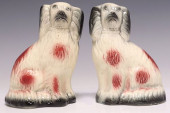 (2) ENGLISH STAFFORDSHIRE MANT