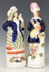 (2) ENGLISH STAFFORDSHIRE SCOT