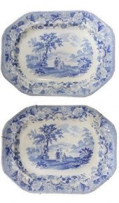 (2) ENGLISH STAFFORDSHIRE TRAN