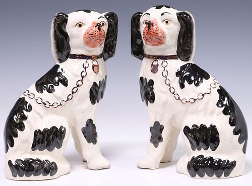 (2) ENGLISH STAFFORDSHIRE WARE KENT