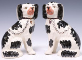 (2) ENGLISH STAFFORDSHIRE WARE