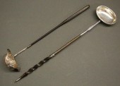 2 ENGLISH STERLING TODDY LADLE