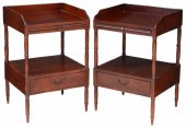 (2) ENGLISH TWO-TIER NIGHTSTAN