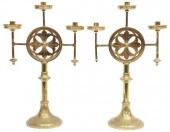 (2) ENGLISH VICTORIAN BRASS AL