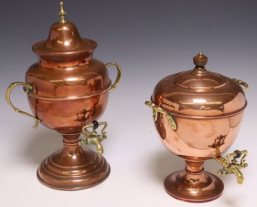 (2) ENGLISH VICTORIAN COPPER