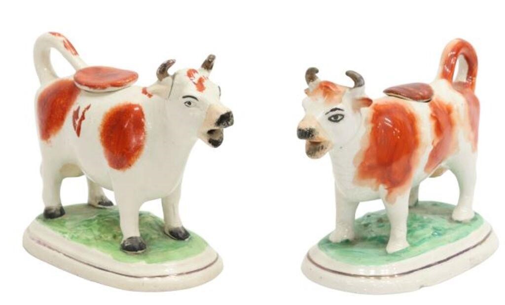 (2) ENGLISH VICTORIAN STAFFORDSHIRE