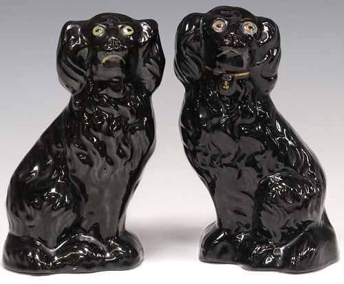 (2) ENGLISH VICTORIAN STAFFORDSHIRE