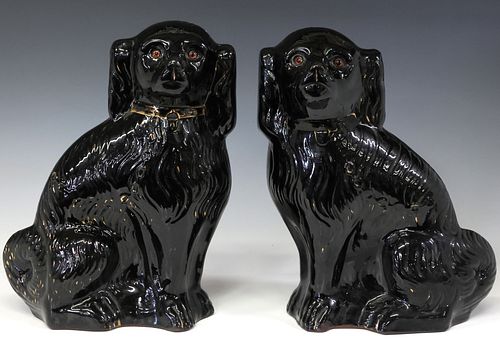 (2) ENGLISH VICTORIAN STAFFORDSHIRE