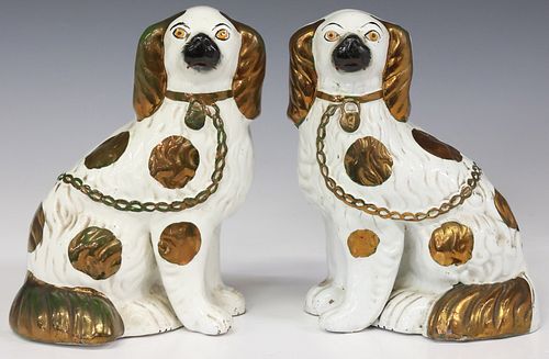 (2) ENGLISH VICTORIAN STAFFORDSHIRE