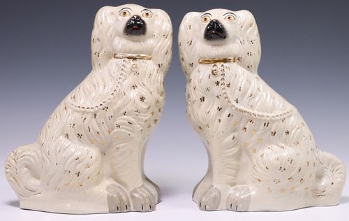 (2) ENGLISH VICTORIAN STAFFORDSHIRE
