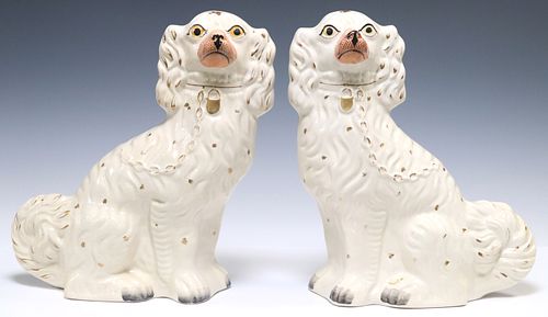 (2) ENGLISH VICTORIAN STAFFORDSHIRE