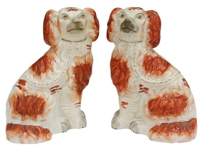 (2) ENGLISH VICTORIAN STAFFORDSHIRE