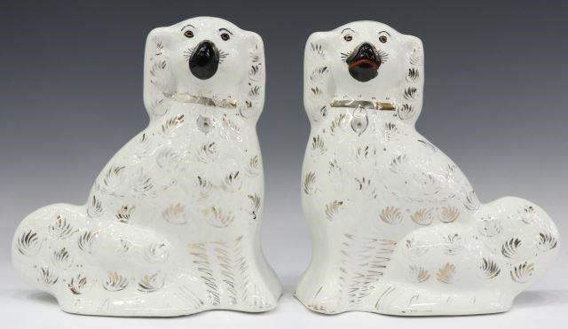 (2) ENGLISH VICTORIAN STAFFORDSHIRE