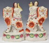 (2) ENGLISH VICTORIAN STAFFORD