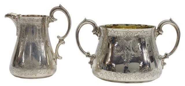 (2) ENGLISH VICTORIAN STERLING