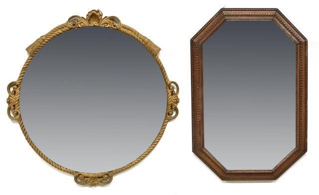 (2) ENGLISH WALL MIRRORS DECORATIVE