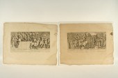 (2) ENGRAVINGS - 18th C. Itali