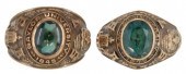 (2) ESTATE 10KT GOLD BAYLOR UN