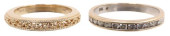 (2) ESTATE 14KT GOLD FILIGREE