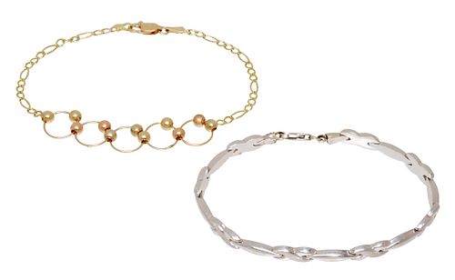 (2) ESTATE 14KT WHITE GOLD &AMP;