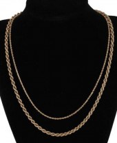 (2) ESTATE 14KT YELLOW GOLD RO