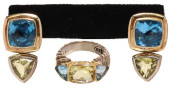(2) ESTATE DAVID YURMAN BLUE T