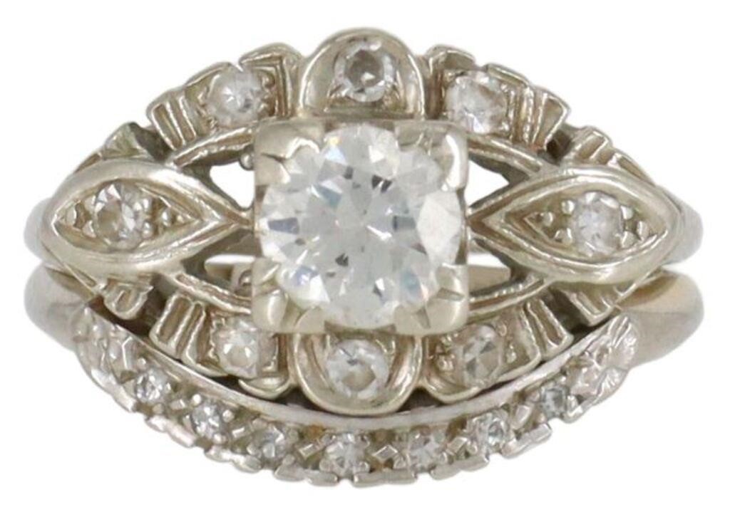 (2) ESTATE GOLD & DIAMOND WEDDING