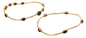 (2) ESTATE IPPOLITA 18KT GOLD