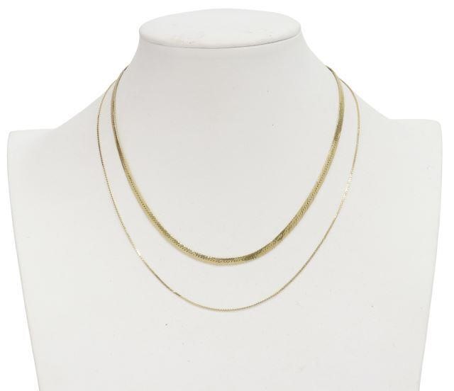 (2) ESTATE ITALIAN 14KT GOLD