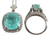 (2) ESTATE PLATINUM DIAMOND &