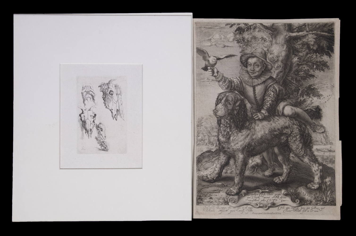(2) ETCHINGS BY HENDRICK GOLTZIUS