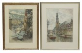 (2) ETCHINGS: ROODENBURG & AFT