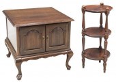 (2) ETHAN ALLEN THREE-TIER STA