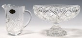 (2) ETZEL CRYSTAL CENTERPIECE
