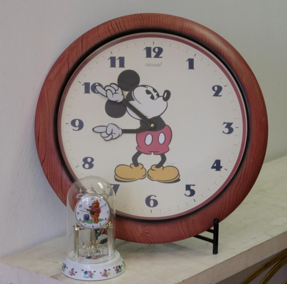 2 FANTASMA DISNEY CLOCKS; MICKEY