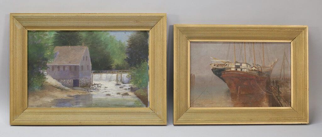 2 F.E. PARLOW OILS ON BOARD