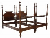 (2) FEDERAL STYLE MAHOGANY TWI