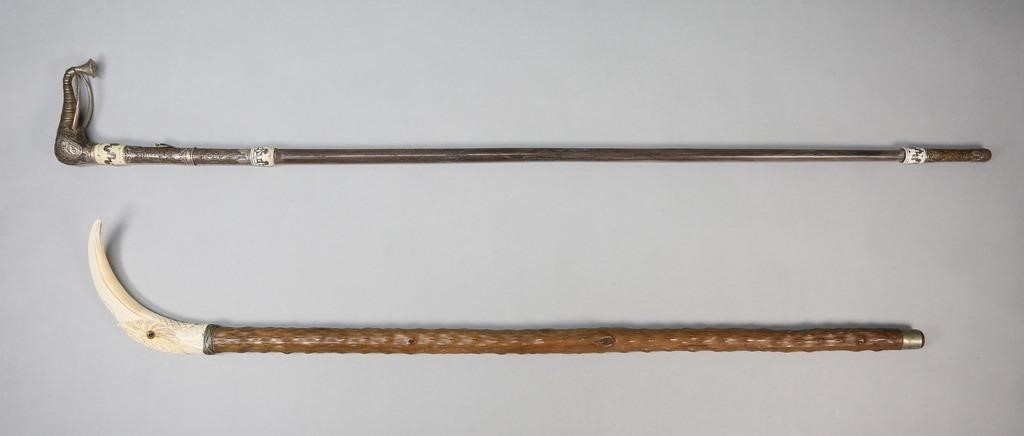 2 FIGURAL CANES2 figural canes /
