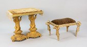 2 FIGURAL FOOTSTOOLSVictorian